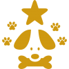 pet-hotel-sign-of-a-dog-with-a-star-and-pawprints